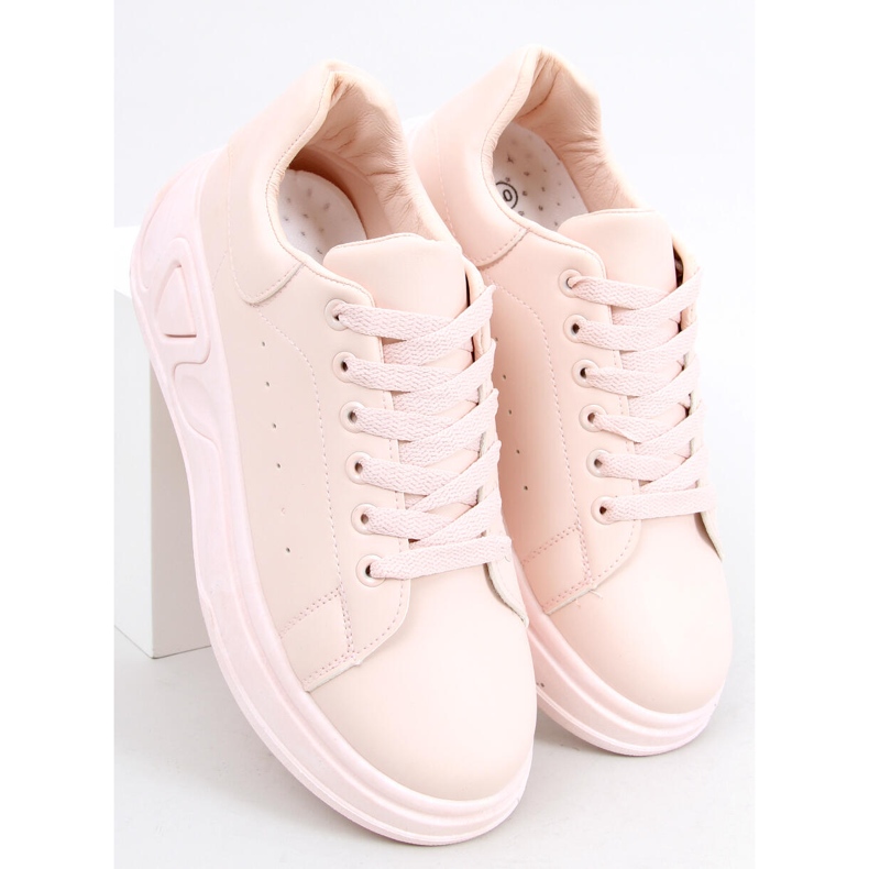 Chaussures à semelles hautes de Nebu Pink rose 2