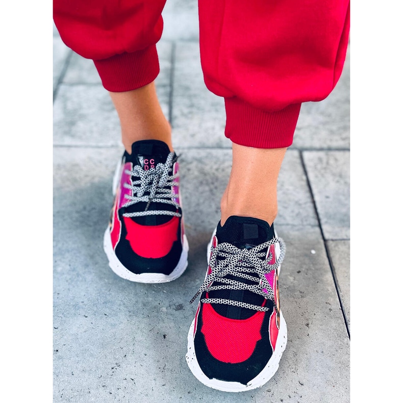 Agnès Red baskets multicolore 1