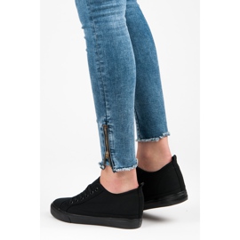 Mckeylor Baskets compensées noires le noir 5