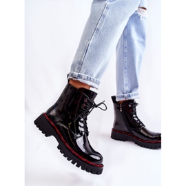 Bottes pour femmes nouées noires Sherill le noir 2