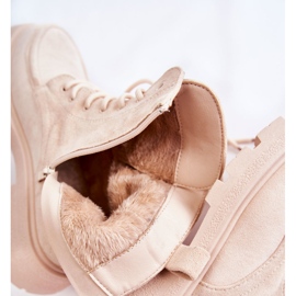 Bottines Femme en Daim Beige Vanita 1 Bottines Femme en Daim Beige Vanita 1