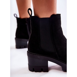PS1 Bottes chaudes pour femmes avec une fermeture éclair, Noir Lenaris le noir 7