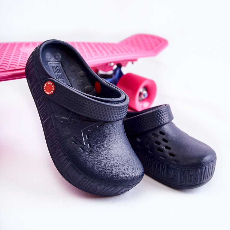 Chaussons Légers Enfant Kroks Big Star II375002 Bleu marine 2