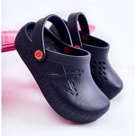 Chaussons Légers Enfant Kroks Big Star II375002 Bleu marine 1