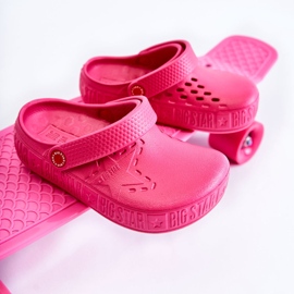 Chaussons Légers Enfant Kroks Big Star II375006 Fuchsia rose 2