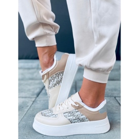 Chaussures de sport femme Hiver Beige 1
