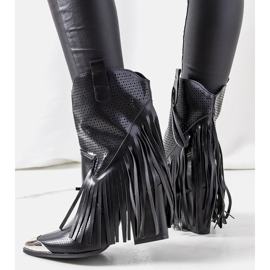 Les santiags noires de Wando le noir 1