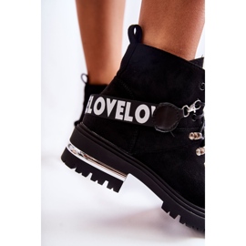 PS1 Bottes Chaudes En Daim Avec Une Ceinture Noir Aurelio le noir 3