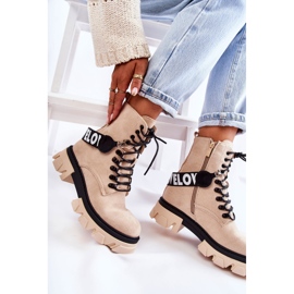 PS1 Bottes Hautes En Daim Avec Réchauffement Danity Beige brun 9