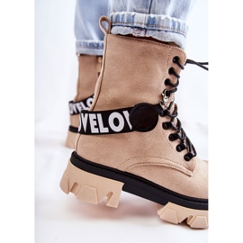 PS1 Bottes Hautes En Daim Avec Réchauffement Danity Beige brun 1