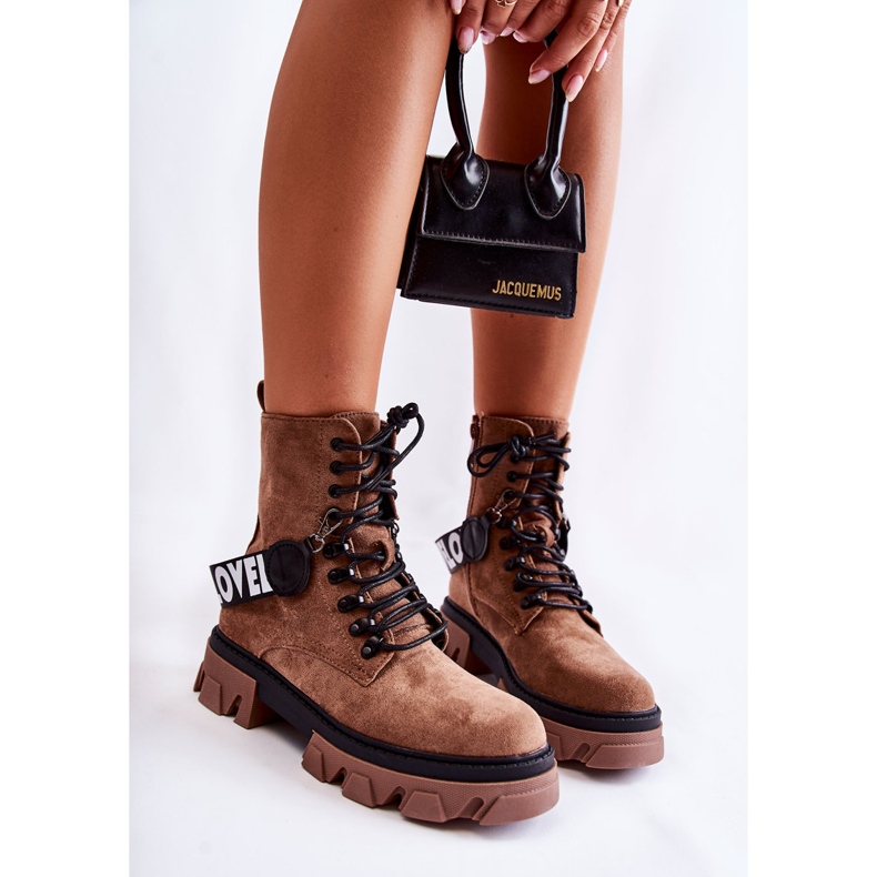 PS1 Bottes Hautes En Daim Avec Réchauffement Danity Marron brun 1