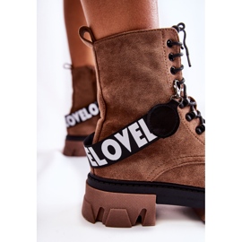 PS1 Bottes Hautes En Daim Avec Réchauffement Danity Marron brun 7