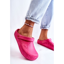 Chaussons Légers Femme Kroks Big Star II275007 Fuchsia rose 2