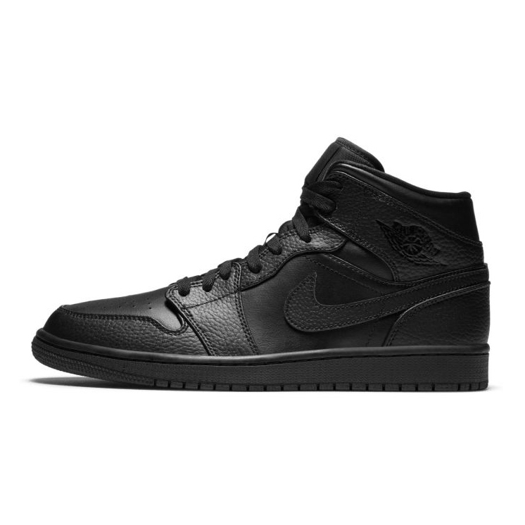 Nike Air Jordan 1 Mid M 554724-091 le noir 1 Nike Air Jordan 1 Mid M 554724-091 le noir 1