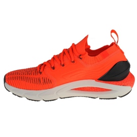 Under Armour Hovr Phantom 2 IntelliKnit M 3024154-600 chaussures de course rouge 1