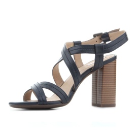 Sandales classiques noires Geox D Audalies HSA D824WA 000TU C4002 5