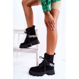 Bottes Hautes En Daim Avec Réchauffement Danity Noir le noir 5