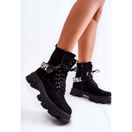Bottes Hautes En Daim Avec Réchauffement Danity Noir le noir 8