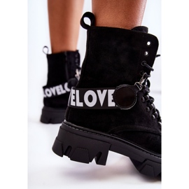 Bottes Hautes En Daim Avec Réchauffement Danity Noir le noir 6