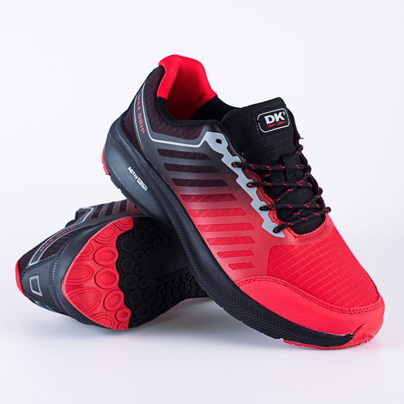 Chaussures de sport pour hommes DK rouges noir 1