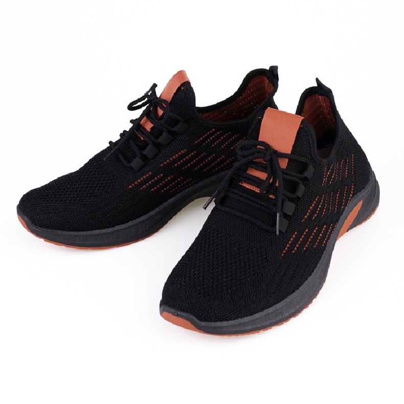 SHELOVET Chaussures de fitness noires pour hommes le noir 1