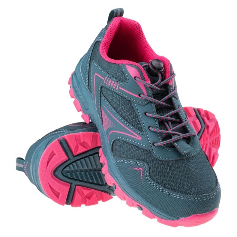 Chaussures Elbrus Faltis Jr 92800401513 rose vert 1