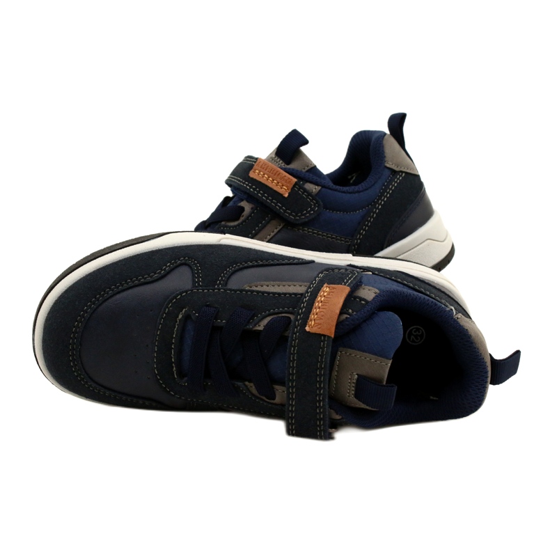 Chaussures de sport garçon American Club ES95/22 bleu marine 5