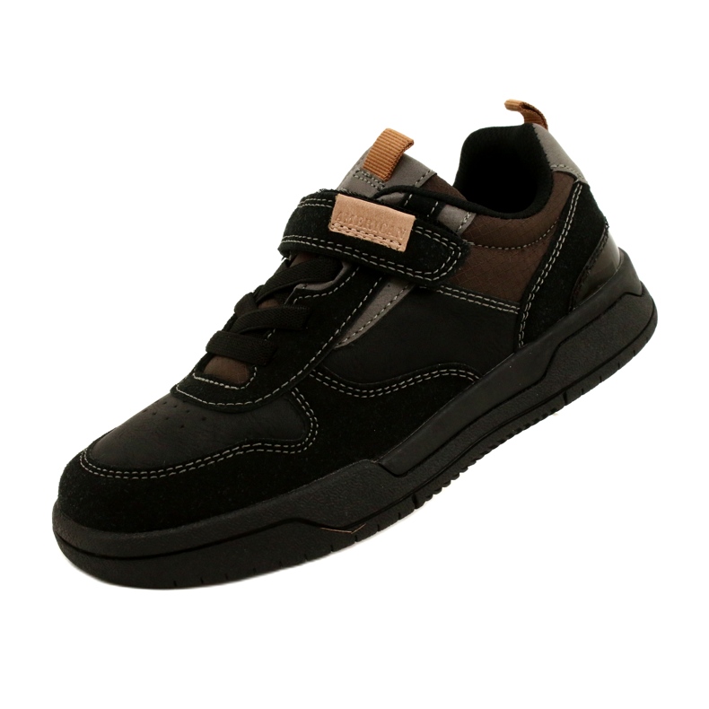 Chaussures de sport garçon American Club ES95/22 noir le noir 4 Chaussures de sport garçon American Club ES95/22 noir le noir 4