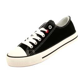 News Baskets noires liées aux femmes 8SP30-4723 le noir 4