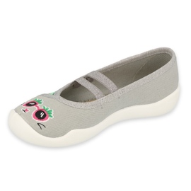 Befado chaussures pour enfants 116Y304 gris 1 Befado chaussures pour enfants 116Y304 gris 1
