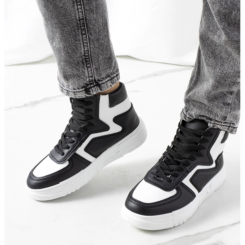 Baskets cheville Rosed noires 2