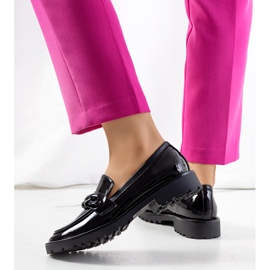 Chaussures laquées noires de Zezag le noir 2