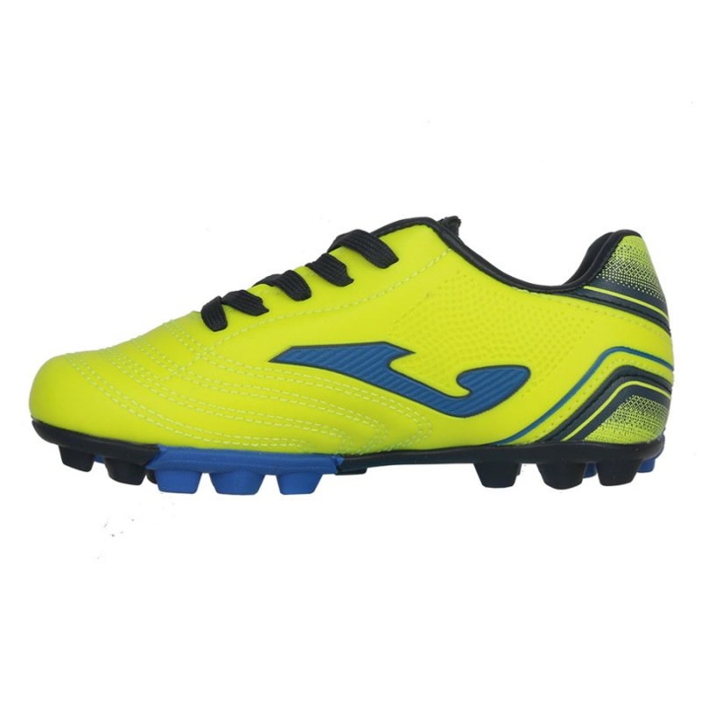 Joma Toledo 2209 HG Jr TOJW2209HG chaussures de football jaune jaunes 1