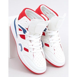 Baskets montantes Pall Blanc Rouge blanche 2 Baskets montantes Pall Blanc Rouge blanche 2