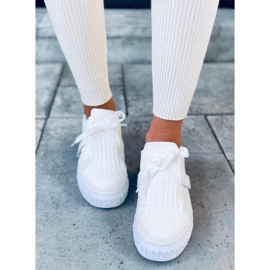 Baskets femme Melbo Blanc blanche 1