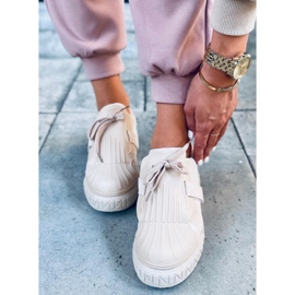 Baskets femme Melbo Beige 1