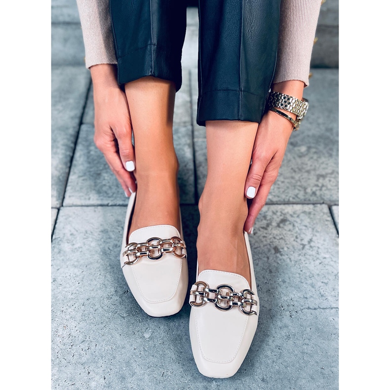 Mocassins femme Bianca Beige 1 Mocassins femme Bianca Beige 1