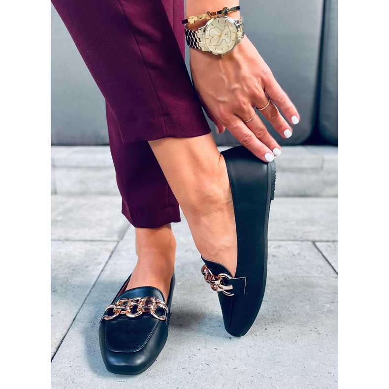Mocassins femme Bianca Noir 1