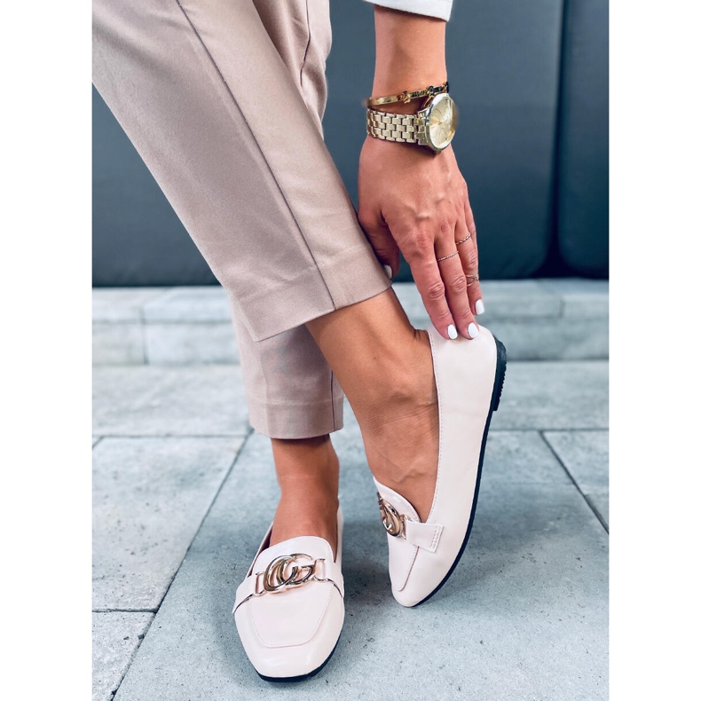 BM Mocassins femme Elisa Nude beige 1