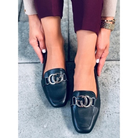 Mocassins femme Elisa Noir le noir 1
