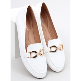 Mocassins Amiya Blanc, femmes 2