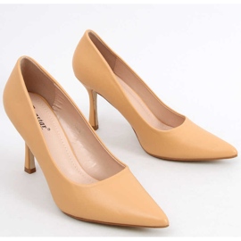 Escarpins grain femme Aurora Camel brun 5