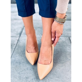 Escarpins grain femme Aurora Camel brun 2