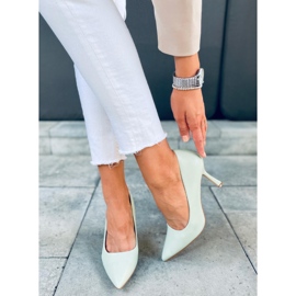 Escarpins grain femme Vert Aurore 3