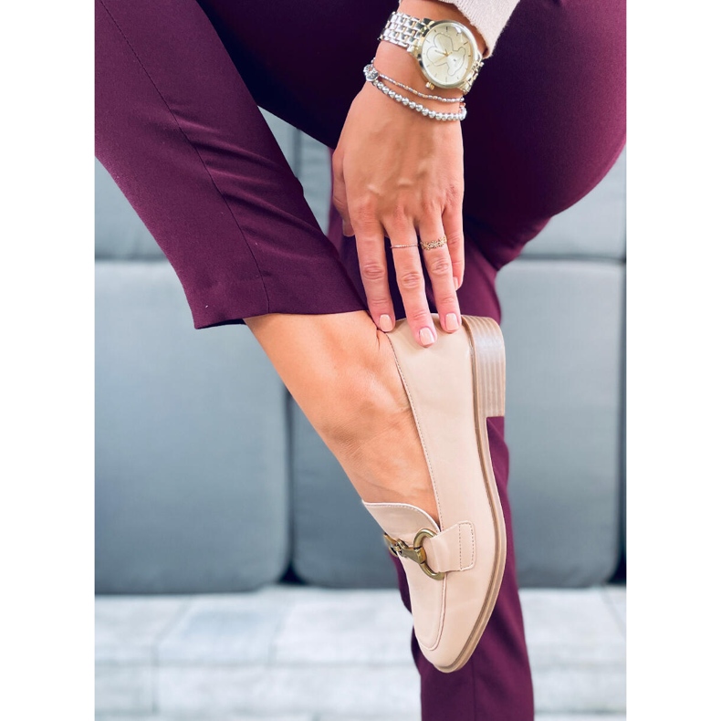 Mocassins femme Jonna Kaki beige 1 Mocassins femme Jonna Kaki beige 1