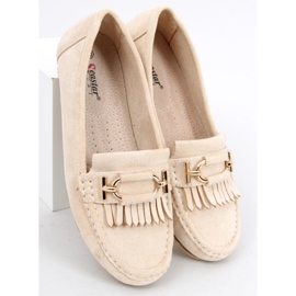 Mocassins femme Leif Beige 2