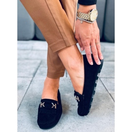 Mocassins femme Leif Noir 1