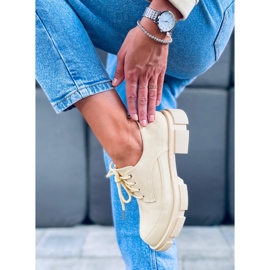 Mocassins Semelle Haute Unna Jaune 4