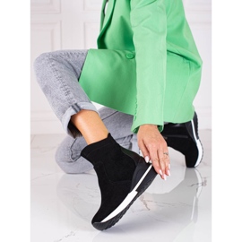 Bottes de sport pour femmes Vinceza sur une plate-forme noire le noir 2