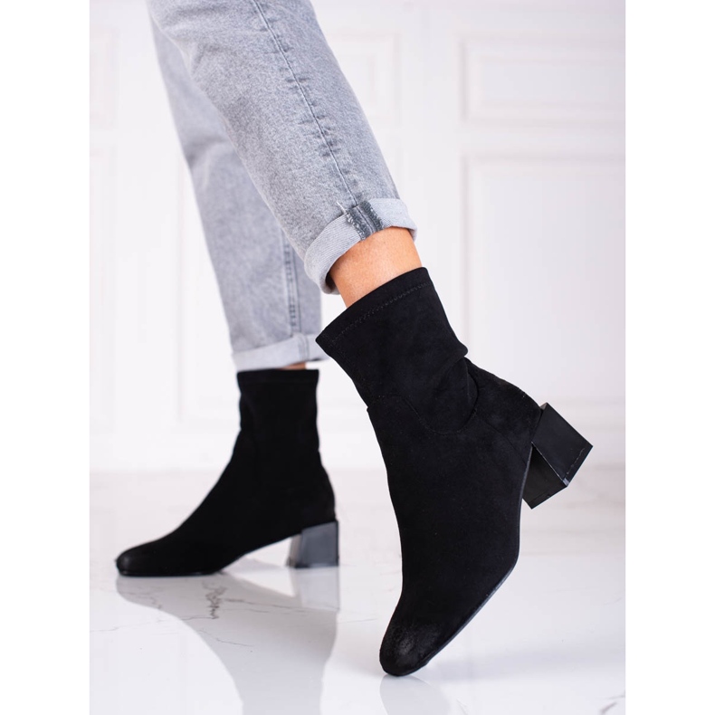 T.Sokolski Bottes pour femmes par T. Sokolski, slip-on noir 2